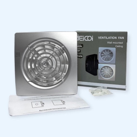 SMPS04-01 Silver Seicoi Накладной тонкий вентилятор